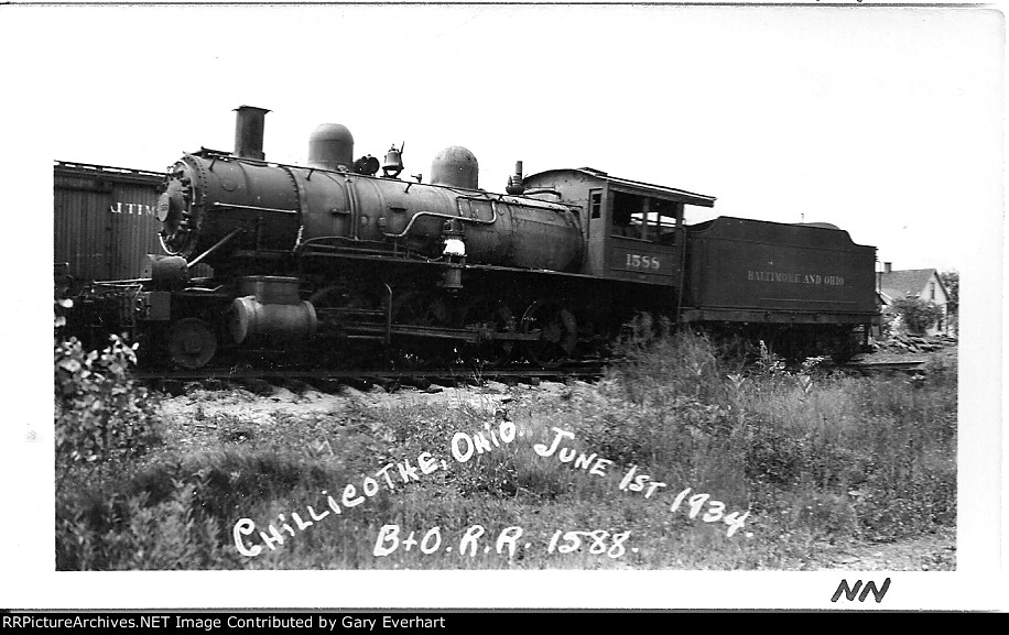 Baltimore & Ohio 2-8-0 #1588